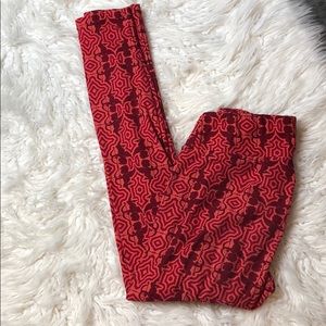 OS LulaRoe Cupid Vday leggings
